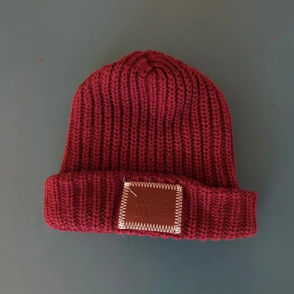 Love Your Melon Toddler Hat Burgundy